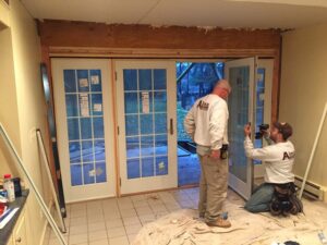 Vernazza door install