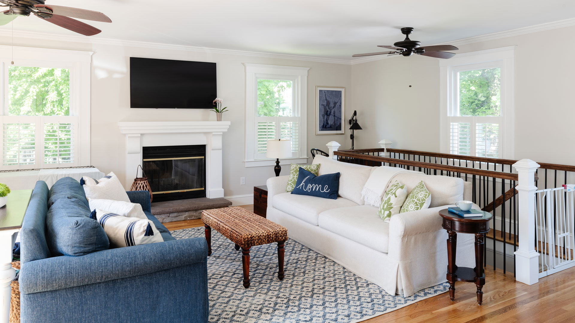 Living room remodel by Beth Bourque