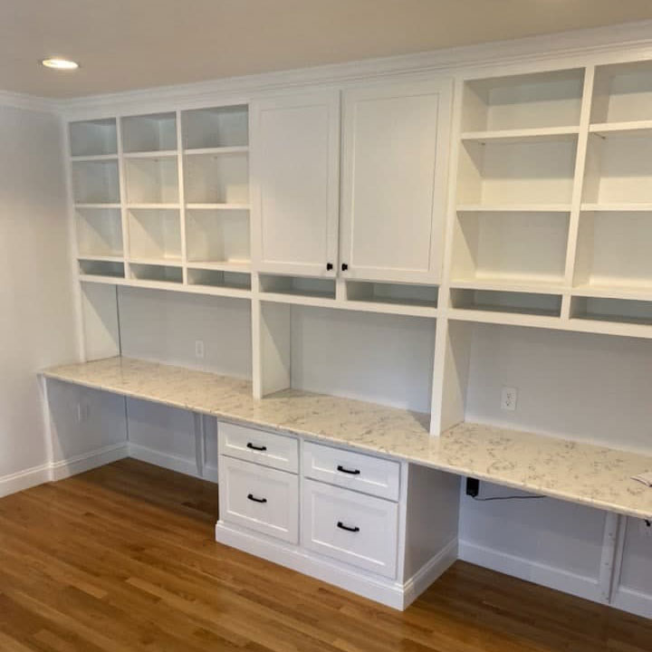 Built in Cabinets in Home Office