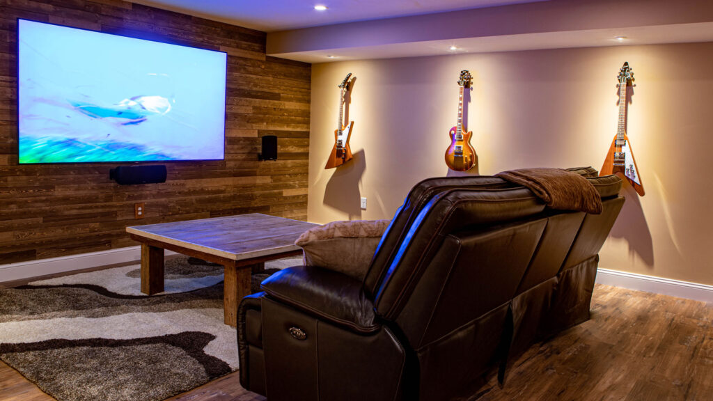 Basement TV and Guitars