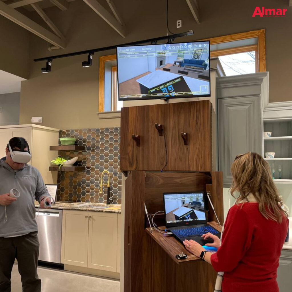 Virtual Reality Kitchen Design at Cape Cod Lumber