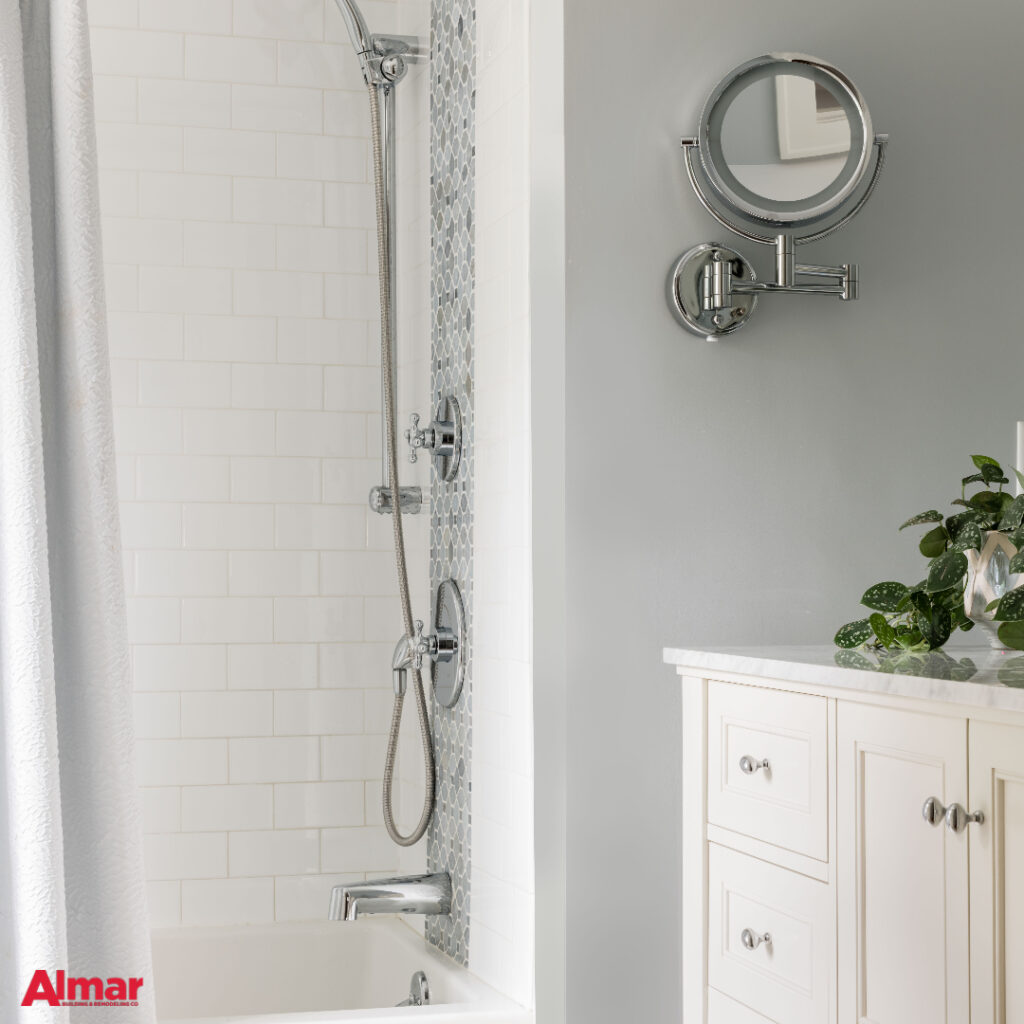 Bathroom Remodel, Custom tile shower details