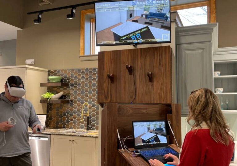 Virtual Reality Kitchen Design at Cape Cod Lumber