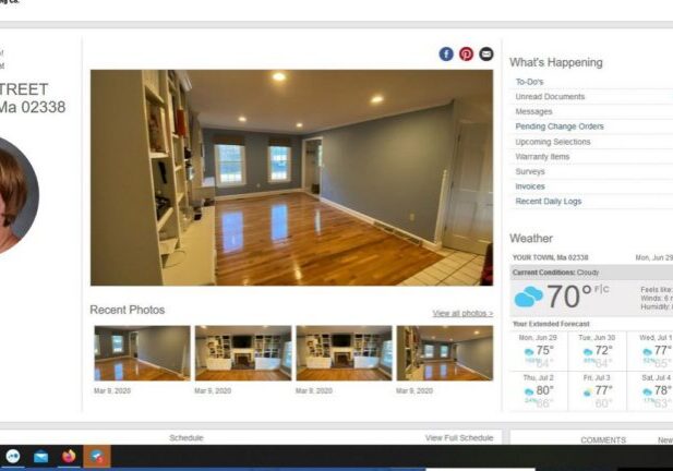 Almar's Buildertrend Home page