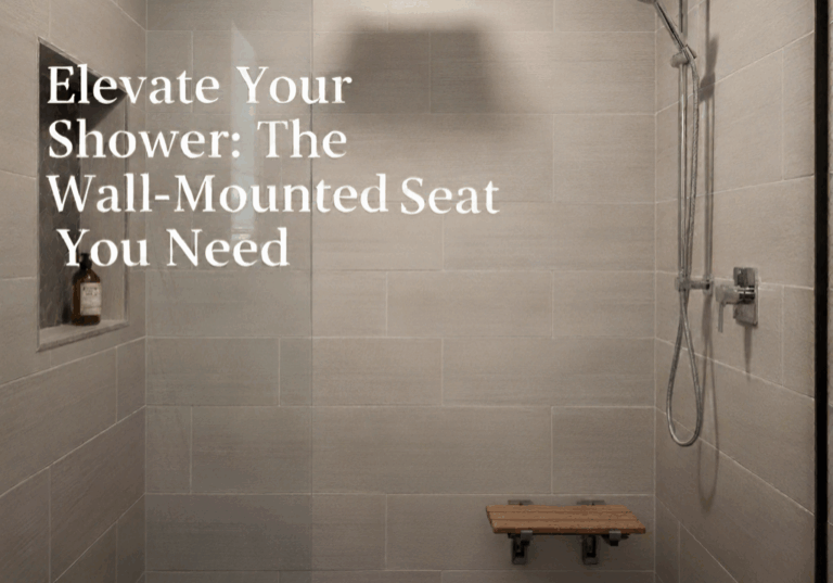 Wall-Mounted Shower Seat