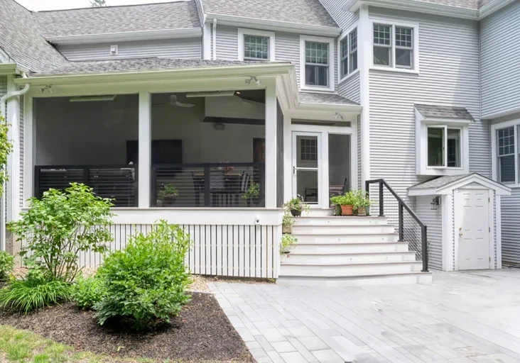 Award-Winning Deck Conversion to Screen Room in Norwell