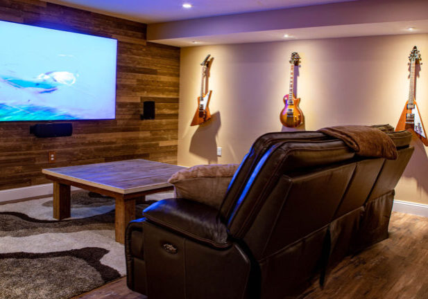 Basement TV and Guitars