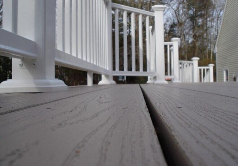 Deck remodel, hingham ma, Deck board close up with cortex plugs